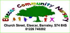 Elsecar Community Nursery logo and link to their website.
